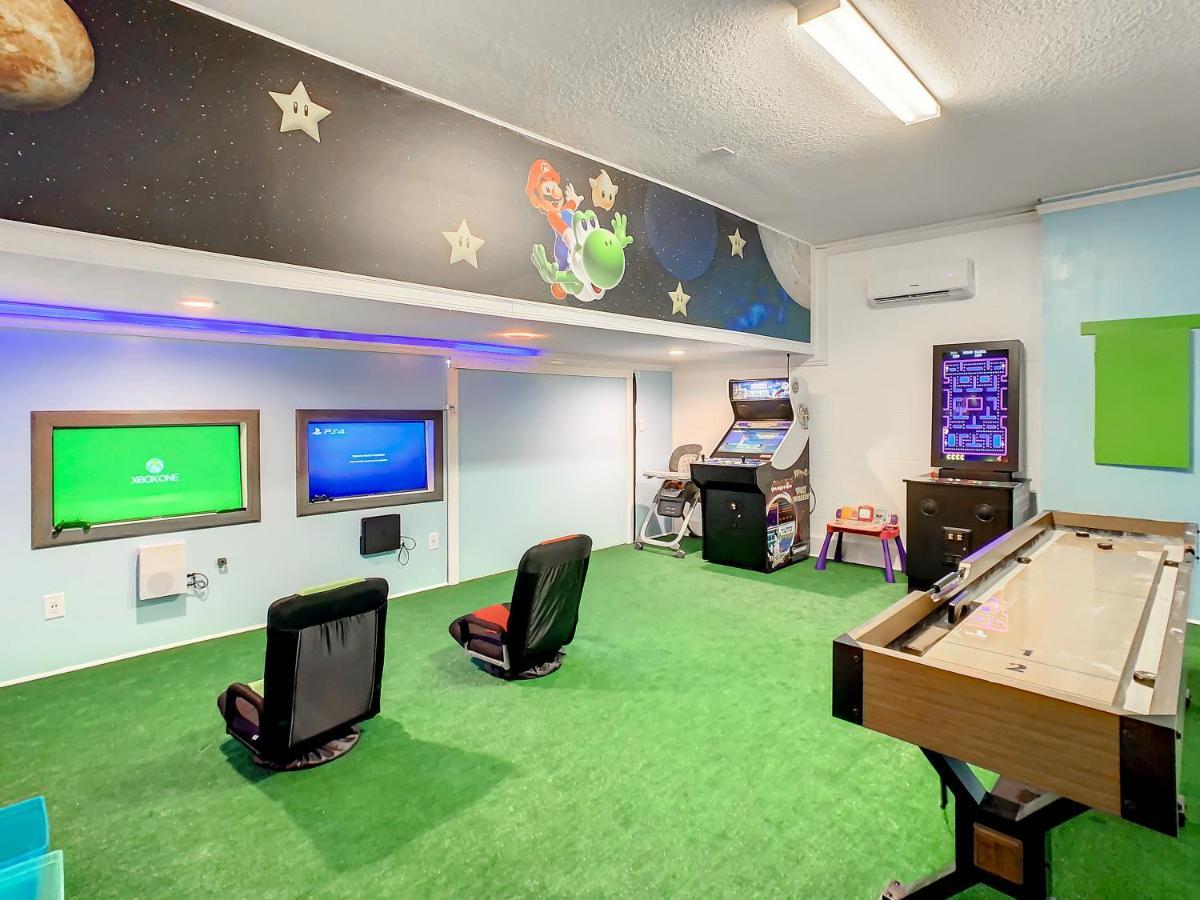 7 Bdr Family Themed Home With Mario Games Room And Free Pool Heat Orlando Bagian luar foto